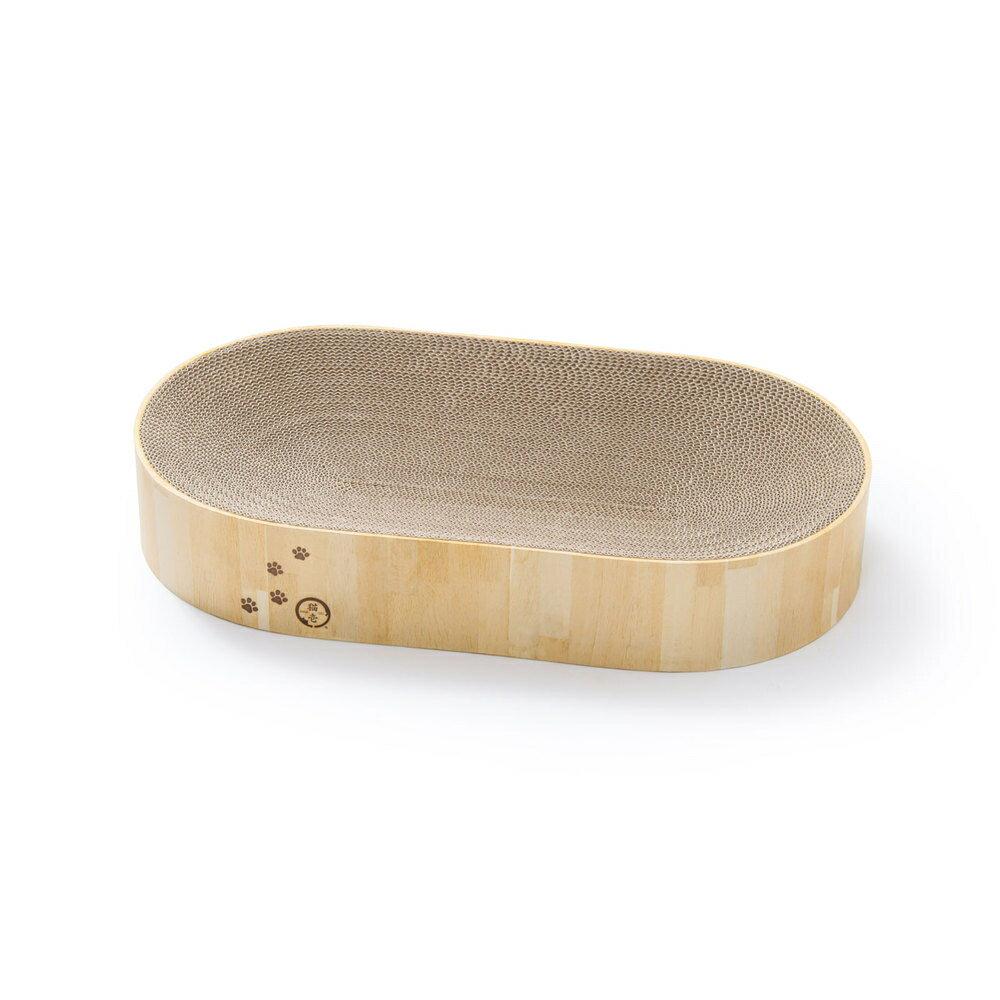 株式会社 猫壱 バリバリボウル XL オーバル ライトブラウン