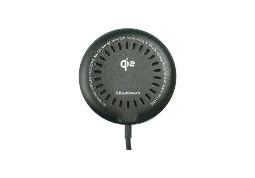 Kashimura カシムラ KW-50 Qi2マグネットワイヤレス充電器 15W 1m BK KW-50 Kashimura カシムラ KW-50 Qi2マグネットワイヤレス充電器 15W 1m BK KW-50