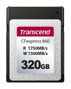 Transecend トランセンド TS320GCFE860 320GB CFExpress Card Gen3x2(2)