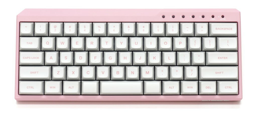 ダイヤテック Majestouch MINILA-R Convertible イチゴ CHERRY MX茶軸 英語配列