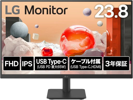 LG Electronics Japan 24MS530B-B IPSパネル採用 フルHD対応23.8型液晶ディスプレイ 3年保証 ブラック LG Electronics Japan 24MS530B-B IPSパネル採用 フルHD対応23.8型液晶ディスプレイ 3年保証 ブラック
