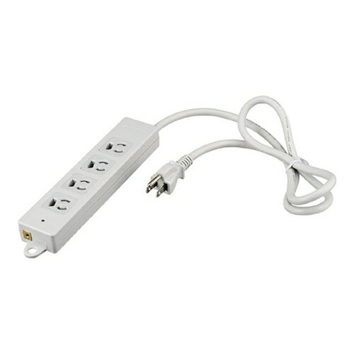 BUFFALO バッファロー 3ピン式電源タップ 2重構造 雷サージ&ランプ付3mライトグレー BTKPLMJT3430LG
