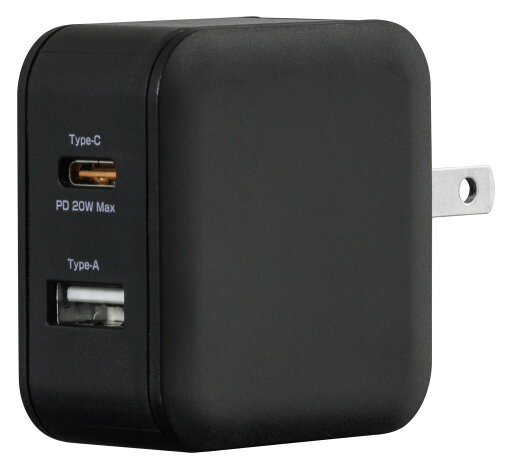 GREEN HOUSE グリーンハウス USB-AC充電器 2ポート 20W ブラック GH-ACU2PB-BK GREEN HOUSE グリーンハウス USB-AC充電器 2ポート 20W ブラック GH-ACU2PB-BK