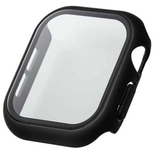 ELECOM エレコム AW-24BFCGBK Apple Watch 42mm/フルカバーケース/プレミアムガラス/高透明/ブラック ELECOM エレコム AW-24BFCGBK Apple Watch 42mm/フルカバーケース/プレミアムガラス/高透明/ブラック