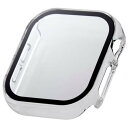 ELECOM エレコム AW-24BFCGOCCR Apple Watch 42mm/フルカバーケース/プレミアムガラス/ゴリラ/セラミックコート/クリア