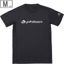 ファイテン Phiten RAKUシャツ 半袖 ロゴ入り 【ブラック/ホワイト】【Mサイズ】JG576204(4)