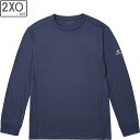 ファイテン Phiten RAKUシャツ 長袖 【ネイビー】【2XOサイズ】JG624108
