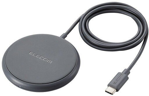 ELECOM エレコム ケーブル一体型 Qi規格対応ワイヤレス充電器(5W・卓上・1m) ダークグレー W-QA25DGY ELECOM エレコム ケーブル一体型 Qi規格対応ワイヤレス充電器(5W・卓上・1m) ダークグレー W-QA25DGY