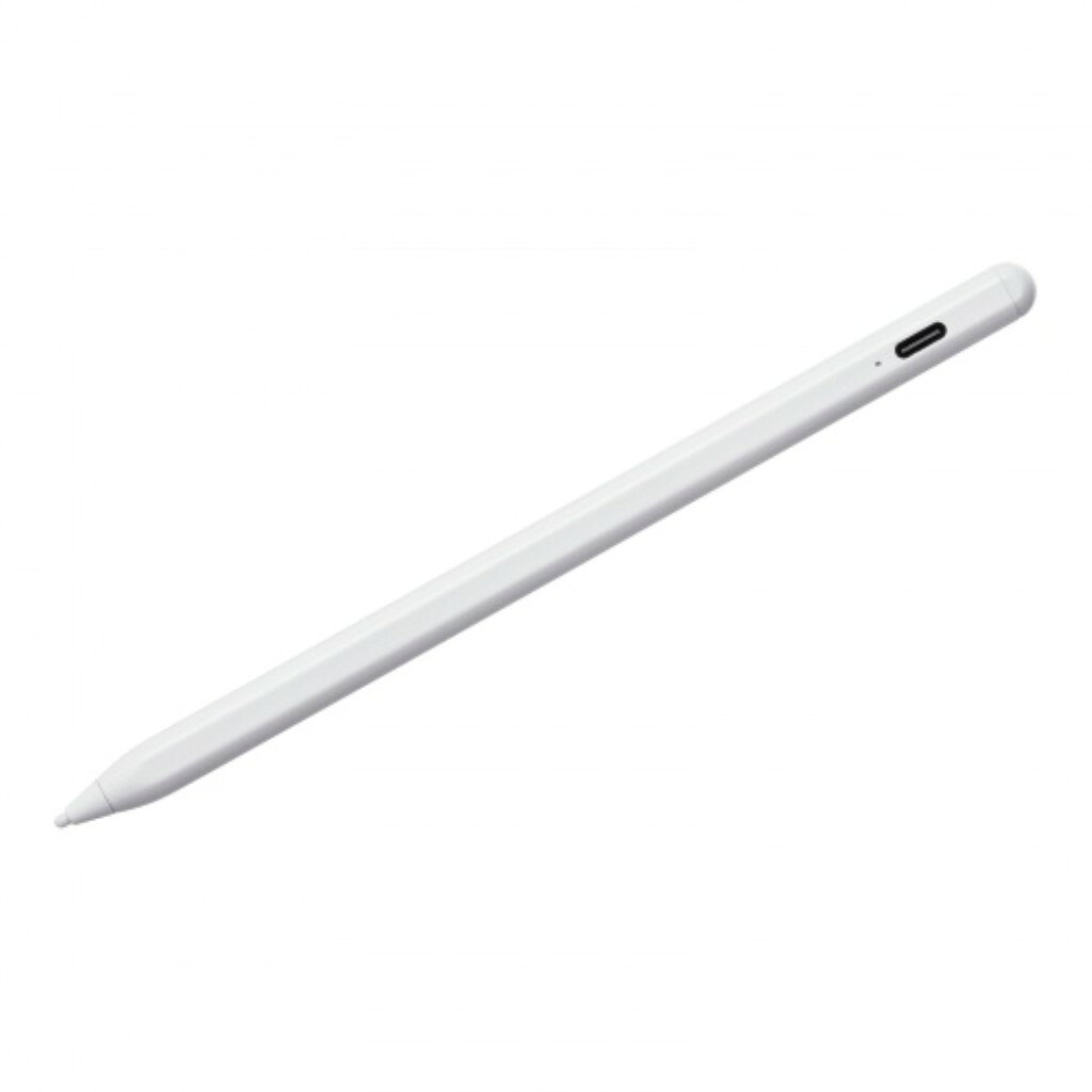 発売日：2023年10月 下旬予定■カラー:ホワイト■バッテリー:リチウムポリマー電池 110mAH■充電仕様:5V/0.1A■自動電源オフ:有り、約5分で自動電源オフ■電源スイッチ:本体上部を押して電源がONになると、LEDがグリーンに点灯します。再度押すとブルーに点灯します。再度押すと電源がOFFになります。充電中は電源スイッチが赤く点灯します。充電が終わるとLEDが消灯します。電源をOFFにした状態で充電をしてください。充電が少ない場合、赤色に点滅します。■連続使用時間:約12時間■充電時間:約1時間■材質:本体/アルミニウム合金、ペン先素材/POMプラスチック素材■先端部直径:約2mm■サイズ:W9.1xD9.1xH165.5mm■重量:約13.5g■セット内容:本体x1、Type-Cケーブル(約26cm)、取扱説明書 商品情報 製品タイプその他アクセサリ機器・用品電気用品安全法(PSE)対象外J-Moss対象外消費生活用製品安全法(PSC)対象外 PDA-PEN58W　