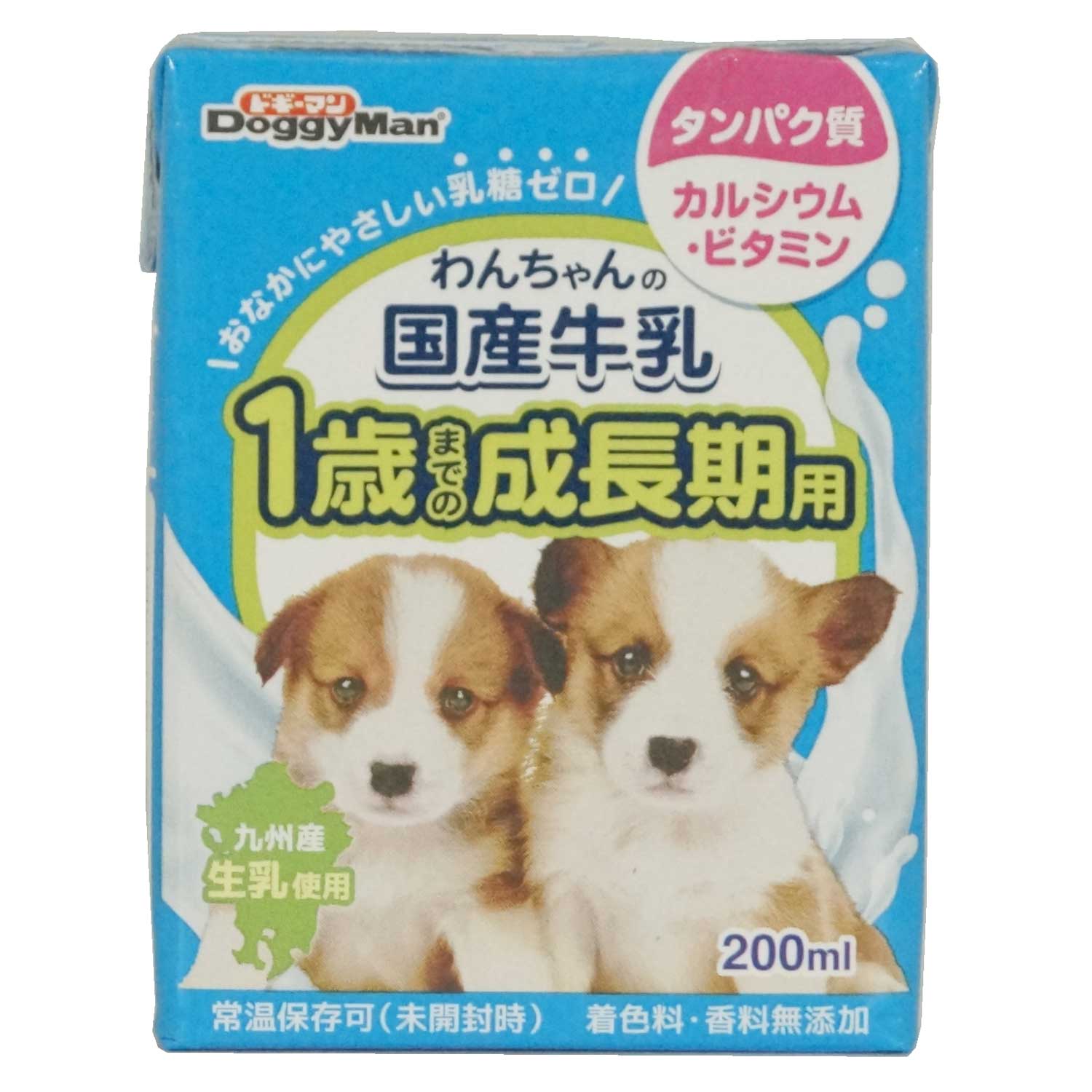 DoggyMan ドギーマンハヤシ わんちゃんの国産牛乳 1歳までの成長期用 200ml
