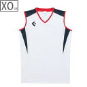 CONVERSE コンバース 【レディース】ゲームシャツ【ホワイト/ブラック】【XOサイズ】CB351701-1119 吸汗 速乾 日本製(4)