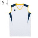 CONVERSE コンバース 【レディース】ゲームシャツ【ホワイト/ネイビー】【Sサイズ】CB351701-1129 吸汗 速乾 日本製(4)