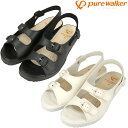 purewalker ピュアウォーカー 【レディース】コンフォートナースサンダル PW7612