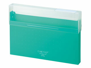 LIHIT LAB./リヒトラブ CUBE FIZZ コングレスケース A4 グリーン A-6024-7