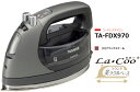 TOSHIBA 東芝 【納期約3週間】TA-FDX970-K(ブラックスチール) コードレスアイロン La・Coo ラウンド美ラクルベース 当社史上最も軽いすべ...
