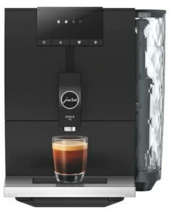家庭用。カプセルではない、挽きたてのコーヒーを！ JURA ユーラ 12066 全自動コーヒーマシン ENA4 Full Metropolitan Black　家庭用/2メニュー/ボタン式 コーヒーメーカー 家庭用 スイス 最上 最高 品質 ワンボタン お手入れ 簡単