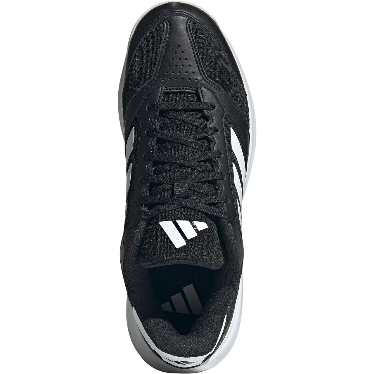 エムスタのadidas アディダス 【メンズ】Ligra 8 インドア/Ligra 8 Indoor IH0526 【コアブラック/フットウェアホワイト/フットウェアホワイト】 インドアつま先補強 室内スポーツ スポーティー 快適｜アングル3