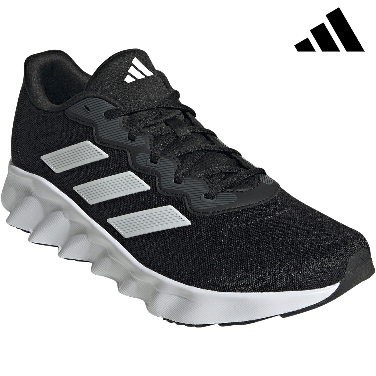 adidas アディダス 【ユニセックス】スイッチ ムーブ ランニング/Switch Move Running ID5253 【コアブラック/フットウェアホワイト/グレーシックス】 ランニングシューズ