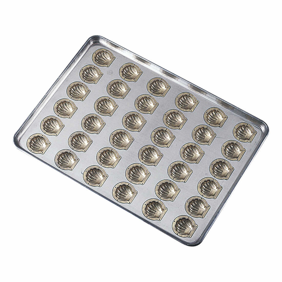 CHIYODA 千代田金属工業 シリコン加工 ホタテ貝型天板 小 36連