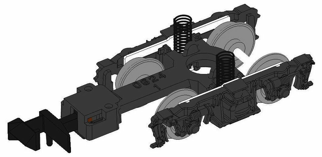 TOMIX トミックス 新集電台車 TR217形（シリンダー付き）台車（新集電システム・2個入）0099