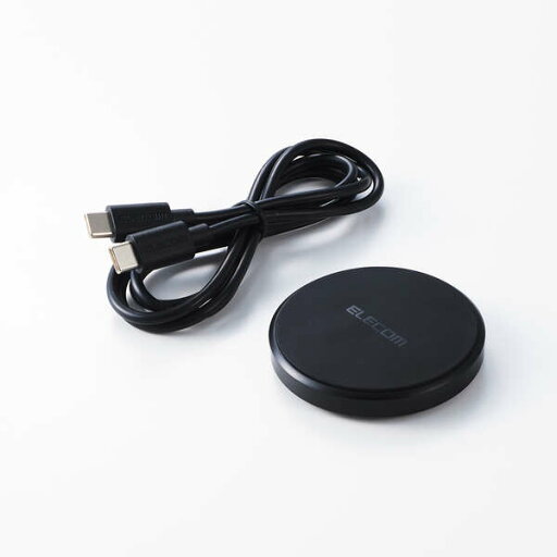 ELECOM エレコム W-QA28BK Qi規格対応ワイヤレス充電器/12W/EPP規格対応/卓上/ケーブル付属/1m/ブラック ELECOM エレコム W-QA28BK Qi規格対応ワイヤレス充電器/12W/EPP規格対応/卓上/ケーブル付属/1m/ブラック