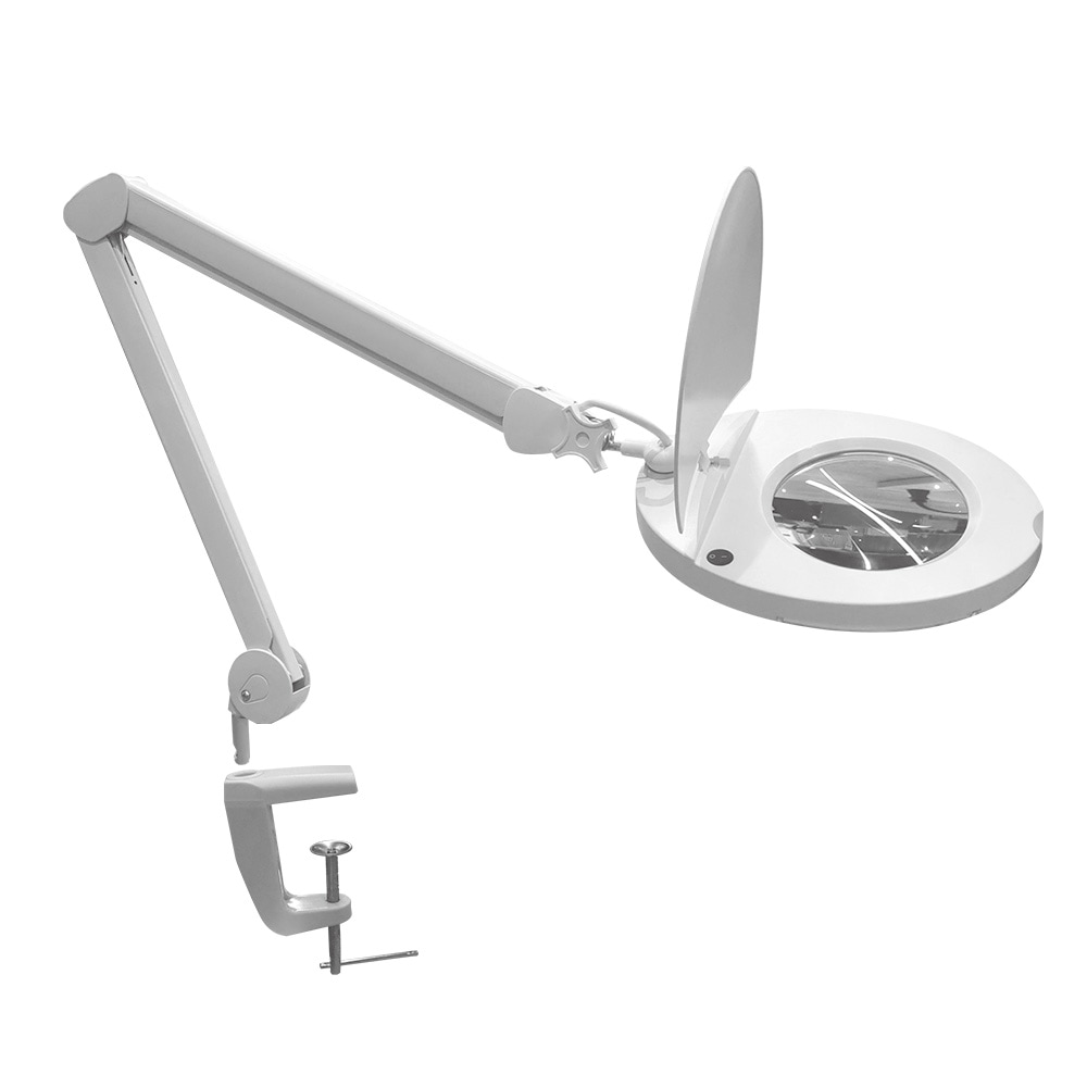 THANKO サンコー 45LEDライト付きクランプ式フレキシブルアームルーペ LECL24CWH