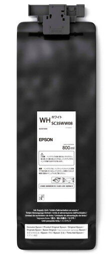 EPSON エプソン SureColor用 インクパック/800ml(ホワイト) SC35WW08 EPSON エプソン SureColor用 インクパック/800ml(ホワイト) SC35WW08