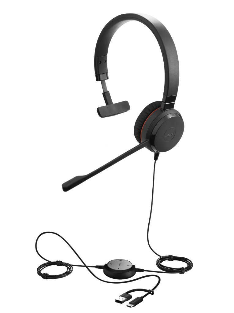 GNオーディオ 5393-823-369 USBヘッドセット USB-C/A 3.5mmジャック 片耳 MS認定 Jabra Evolve 30 II Mono MS USB C/A 単品購入のみ可(同一商品であれば複数購入可) クレジットカード決済 代金引換決済のみ