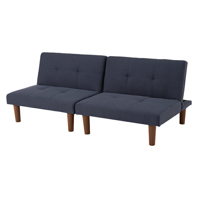 萩原 ハギハラ ソファベッド ダークネイビー LSF-4440DNV-2S メーカー直送 同梱不可 カード決済のみ対応 沖縄・北海道・離島お届け並びに時間指定不可