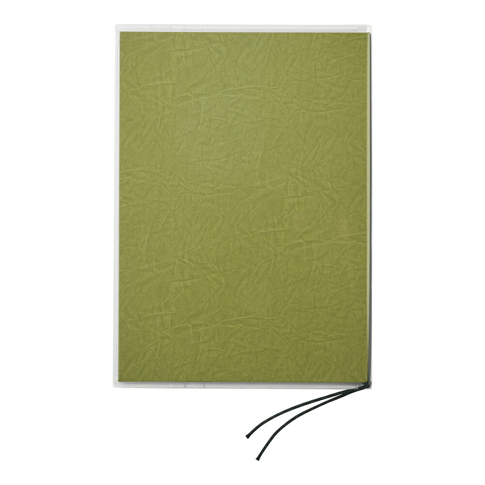 ●メーカー品番：LC-101●カラー：緑●幅×高さ(mm)：225×310●用紙サイズ：A4●ページ仕様：ビニール付4ページ●中紙洋-74V●ビニール-55●表カバー-22●ストラップ式●表ビニールカバー付 商品情報 サイズ幅×高さ(mm)：225×310カラー緑 PAAD203　