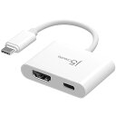 j5 create USB-C to HDMI+PD 2in1 パワーデリバリーアダプタ JCA152(2)