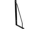 TRUSCO トラスコ中山 カラーアーム棚受 120mm 黒色 ALT120-BK(4)