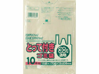 SANIPAK 日本サニパック Y-38とってつき30L10枚 透明 Y-38-CL SANIPAK 日本サニパック Y-38とってつき30L10枚 透明 Y-38-CL