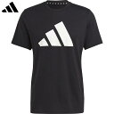 adidas アディダス 【メンズ】トレイン エッセンシャルズ Feelready ロゴ トレーニング半袖Tシャツ 【ブラック/ホワイト】 BXH37(4)