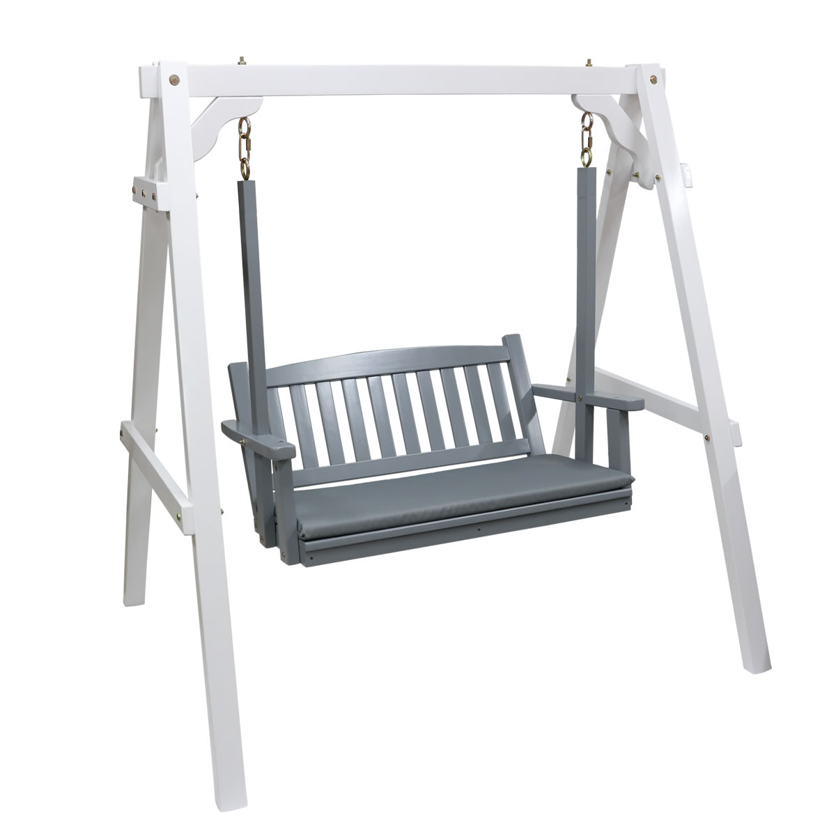 住まいスタイル 天然木製スウィングベンチ 「Elan」(エラン) グレー ELSW148GRY 同梱注文不可 カード払い限定 沖縄・北海道・離島お届け並びに時間...