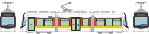 TOMIX トミックス 鉄道コレクション 富山地方鉄道市内軌道線T100形(第4編成)104号車 337270