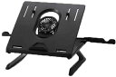 ELECOM エレコム ノートPCスタンド/冷却ファン/折りたたみ8段階/コンパクト/9.5cm/ブラック PCA-LTSFANH8BK