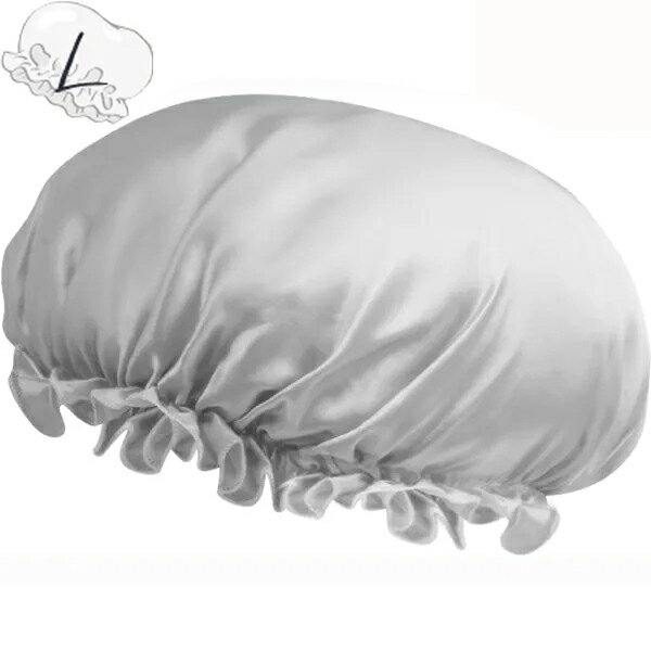 大河商事 TAIGASHOJI Beapro20 シルク100％ ナイトキャップ Lサイズ PGY(パールグレー)