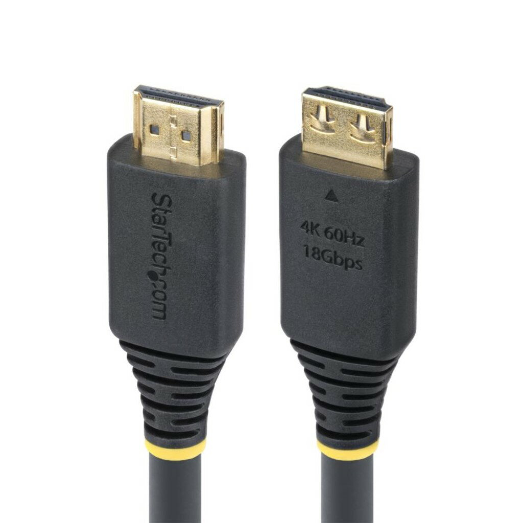 StarTech.com HDMI 2.0ケーブル/抜け防止コネクター/6m/4K60Hz/High Speed HDMI/オス-オス HDMI2-CABLE..