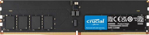 Crucial クルーシャル 16GB DDR5-6400 CUDIMM CL52 CT16G64C52CU5 Crucial クルーシャル 16GB DDR5-6400 CUDIMM CL52 CT16G64C52CU5
