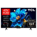 【5年間延長保証込】TCL 43P7K 43V型 4K液晶テレビ 量子ドット GoogleTV搭載 P7Kシリーズ【送料無料※お届けは玄関先まで】 取引先倉庫か...