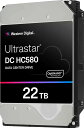 WESTERN DIGITAL ウエスタンデジタル Ultrastar DC HC580 HDD 22TB SATA接続 0F62785 WUH722422ALE6L4(2)