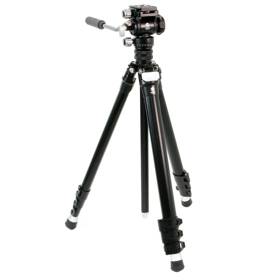 楽天エムスタTOKIWA STYLE トキワスタイル TA304AS+VA42S アルミ4段三脚ビデオ雲台セット