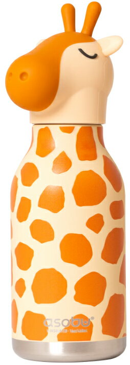 Asobu アソブ SBV44GF BESTIE キャラクターボトル 460ml 保温保冷ステンレスボトル キリン(ベージュ)