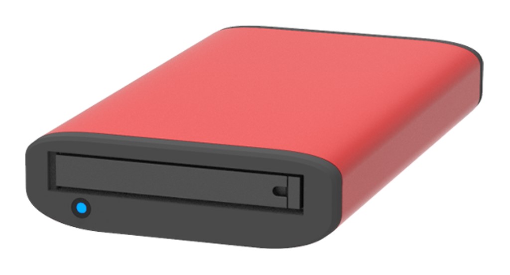 RAIDON TECHNOLOGY 1Bay USB3.2 Gen2 Type-C ストレージ レッド I/F Support M.2 SATA SSD ZT1-B31BP RED