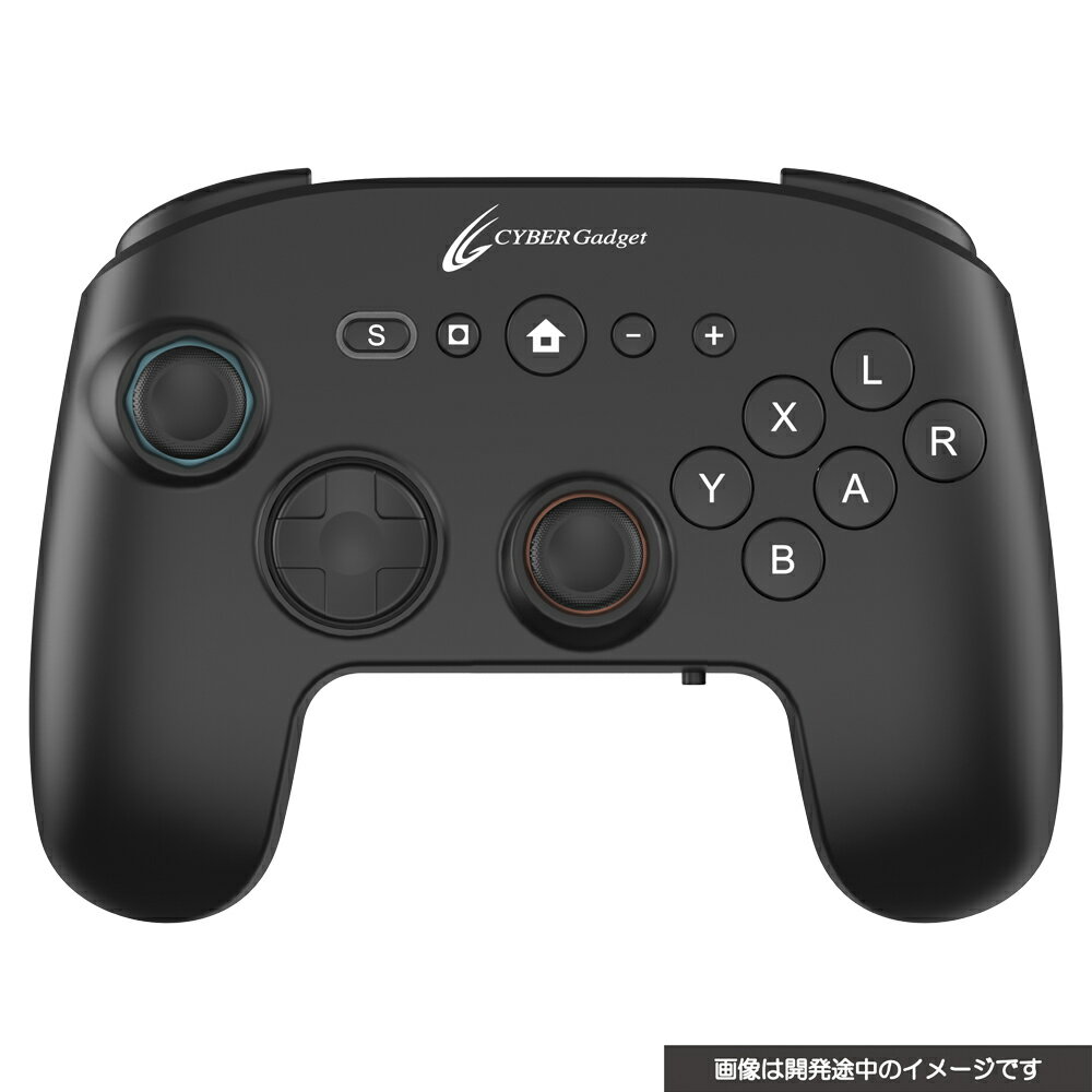 サイバーガジェット CYBER・ゲーミングコントローラー6B 無線タイプ ブラック CYS2GC6BWLBK 【Switch2・Switch・PC対応】