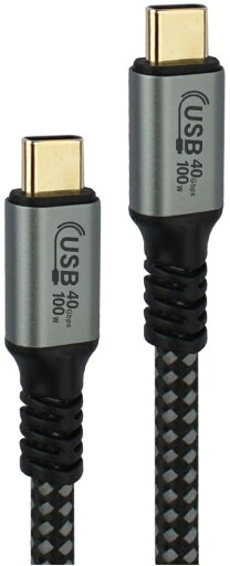 日本トラストテクノロジー USB4対応100W Type-Cケーブル ストレート 1m JTU4S100-CC 日本トラストテクノロジー USB4対応100W Type-Cケーブル ストレート 1m JTU4S100-CC