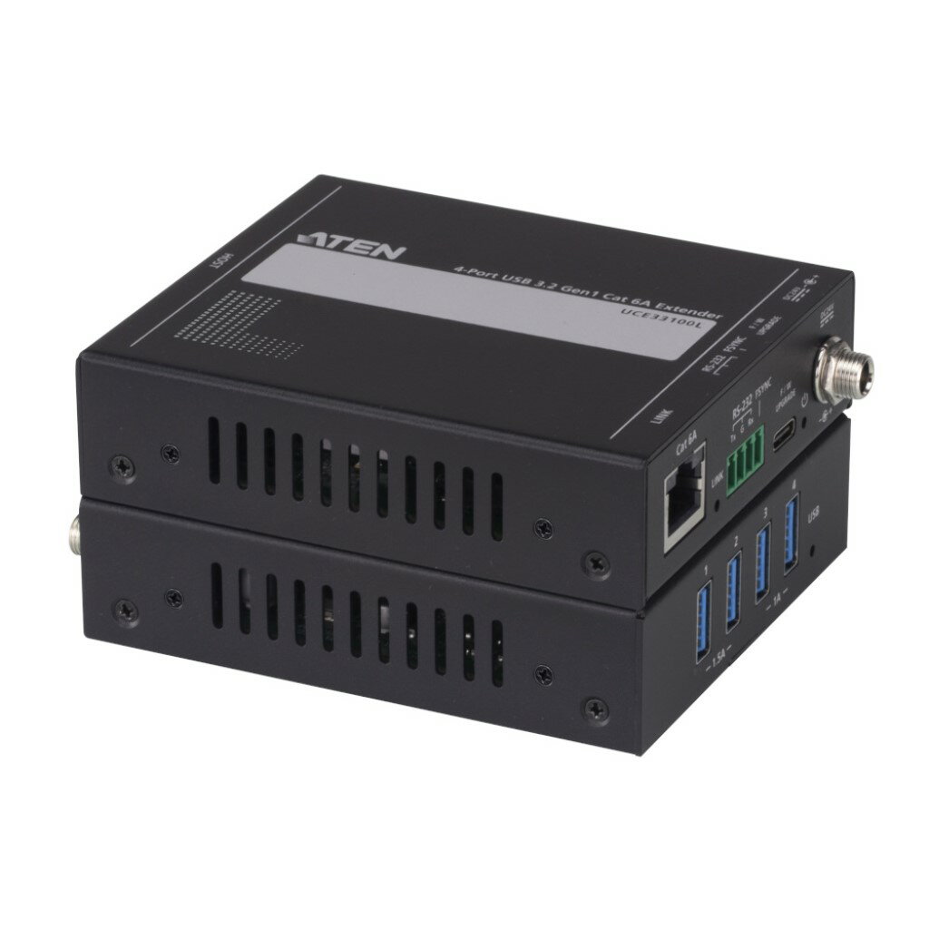 ATEN ƥ 4ݡUSB 3.2 Gen 1 Cat 6A ƥ UCE33100/ATEN