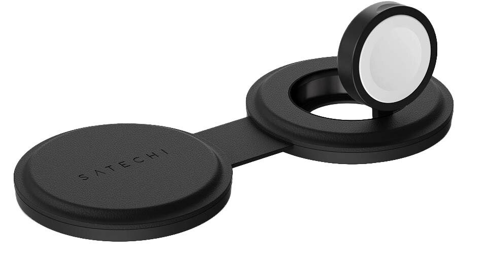 Satechi サテチ OntheGo 2-in-1 ワイヤレスチャージャー ブラック PST-QTG21K
