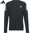 adidas アディダス 【メンズ】オウン ザ ラン 長袖Tシャツ IKM72 【ブラック】|詳細画像